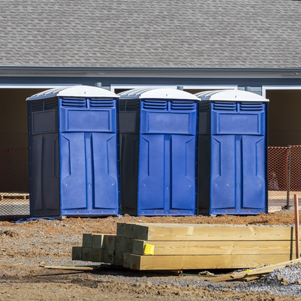 do you offer hand sanitizer dispensers inside the porta potties in Renick